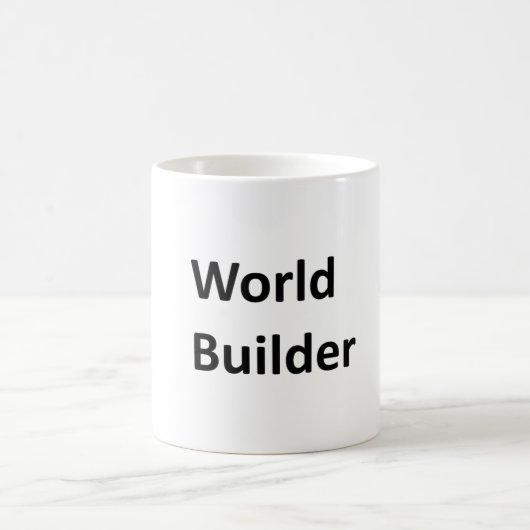"Welterbauer-" Tasse für einen Verfasser (Mittel)