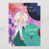 Welterbe 1 Geburtstagskarte Ankündigung (Vorne/Hinten)