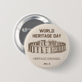Welterbe-Tag 2023 Veränderungen des Erbes Button (Vorne & Hinten)