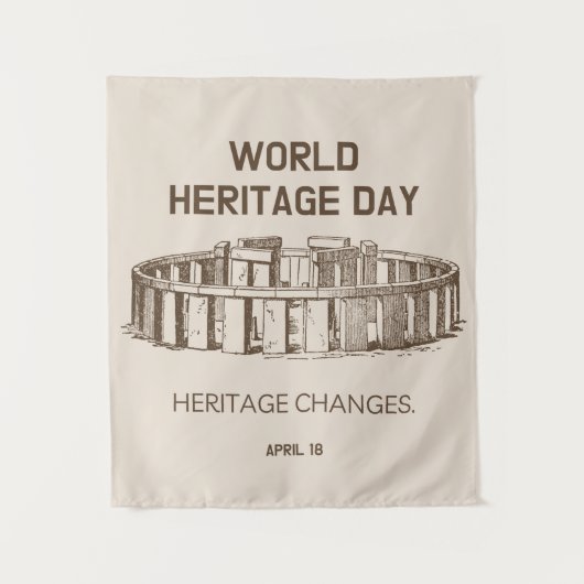 Welterbe-Tag 2023 Veränderungen des Erbes Wandteppich (Vorderseite)