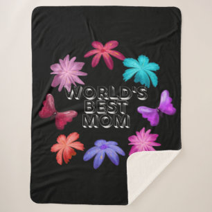 Welterbeste-Mutter-Blumen-Schmetterlings-Kranz Süß Sherpadecke