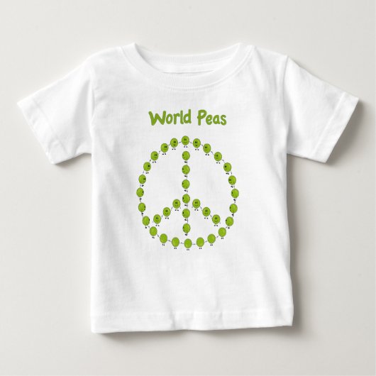 Welterbsen Baby T-shirt (Vorderseite)