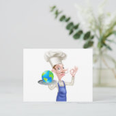 Welternährungs-Koch Postkarte (Stehend Vorderseite)