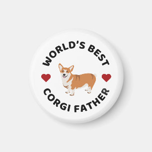 Weltes Geschenk für den besten Corgi-Vater, Proud- Magnet