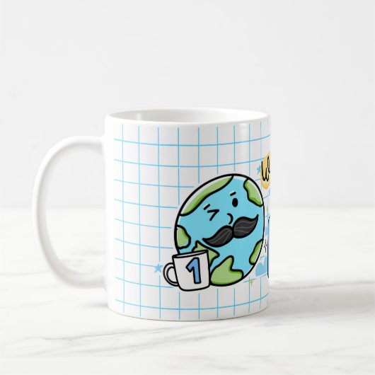 Weltes Geschenk für die Tasse des Vaters zum Weltb (Links)