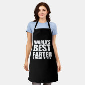Weltes Geschenk für Vater Schürze (Getragen)