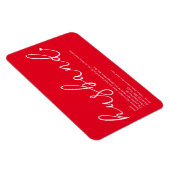 Weltes Herz für Husband-Definition-Script-Liebe Magnet (Rechte Seite)