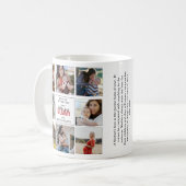 Weltes Mama-FotoCollage zum 1. Muttertag Kaffeetasse (Vorderseite Links)