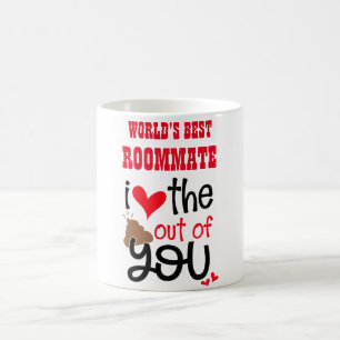 Weltet BEST ROOMMATE - Liebe Der POO aus Ihrer TAS Kaffeetasse