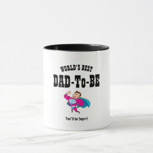 Weltet BEST VATER-to-BE - Super HERO individuell a Tasse