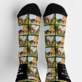 Weltet beste Daddy Custom Family Foto Collage Socken (Oben)
