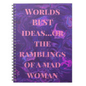 Weltet beste Ideen...oder Spiral-Foto-Notebook Notizblock (Vorderseite)