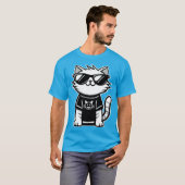 Weltet Coolste Katze mit Sonnenbrille Blue T-Shirt (Vorne ganz)