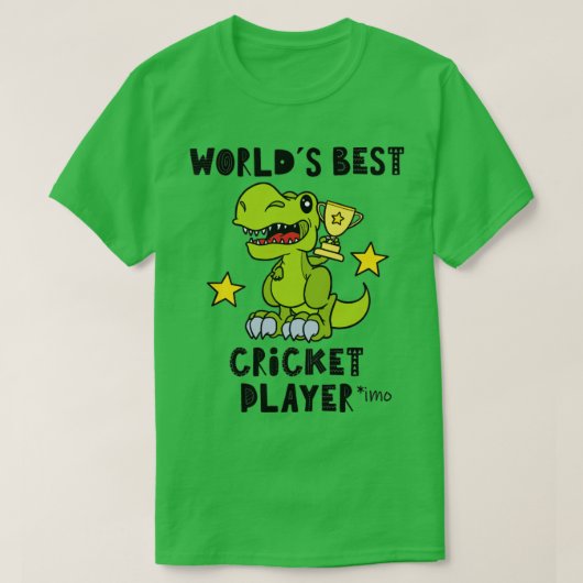 Weltet den besten Cricket-Player T-Shirt (Design vorne)