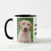 Weltet den besten Hund Vater Navy Zwei Foto Pet Lo Tasse (Links)