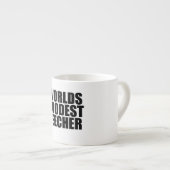 Weltet den besten Lehrer Espressotasse (Vorderseite Rechts)