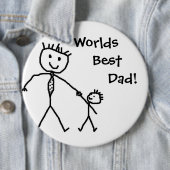 Weltet den besten Papa! Button (Beispiel)