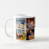 Weltet den besten Papa Modern Foto Collage Kaffeetasse (Links)