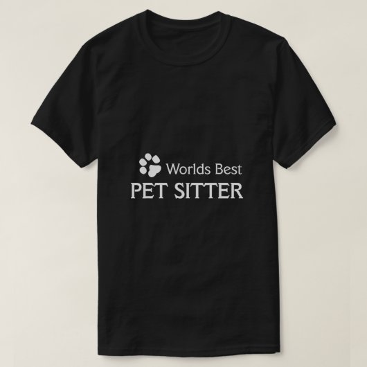 Weltet den besten Pet Sitter Dog Walker Tee Shirt  (Design vorne)