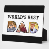 Weltet den besten Vater Quote Foto Collage Vathers Fotoplatte (Seite)