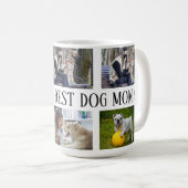 Weltet die beste Hunde-Mama-Tasse, Personalisierte Kaffeetasse (VorderseiteRechts)
