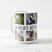 Weltet die beste Hunde-Mama-Tasse, Personalisierte Kaffeetasse (Vorderseite Links)