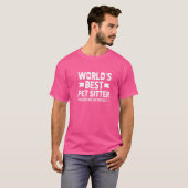 Weltet die beste Katze für Haustiere, die sich in T-Shirt (Vorne ganz)