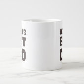 Weltet die beste Papa-Tasse Jumbo-Tasse (Vorderseite)
