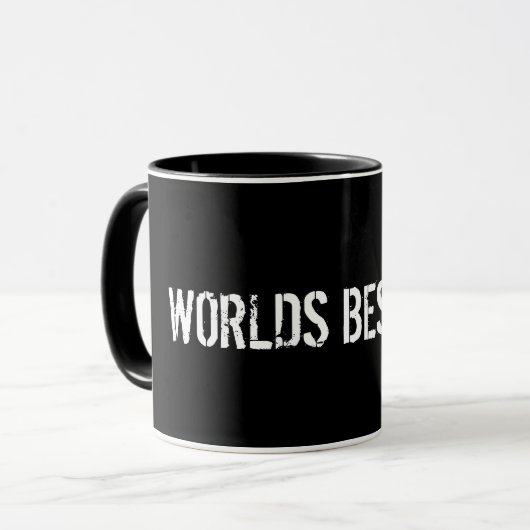 Weltet die beste Papa-Tasse Tasse (Vorderseite Links)