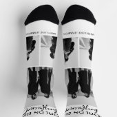 Weltet die besten Boyfriend Foto Collage Socks Socken (Oben)