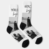 Weltet die besten Boyfriend Foto Collage Socks Socken (Rechts)