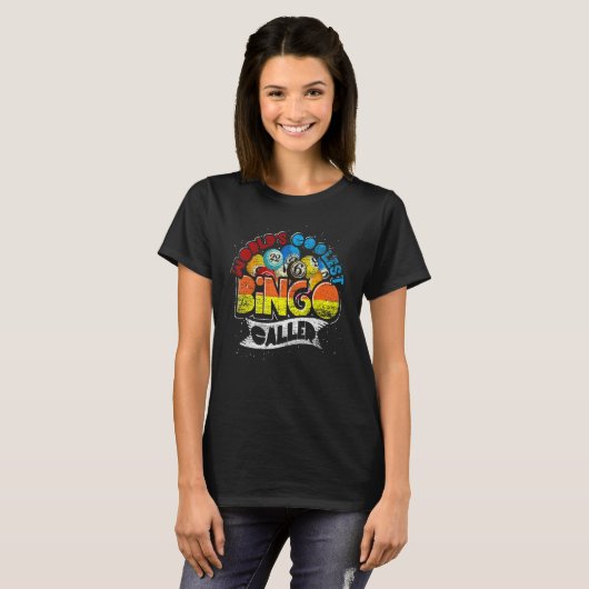 Weltet die Coolste Bingo Caller Bingo Player Lotte T-Shirt (Vorne ganz)
