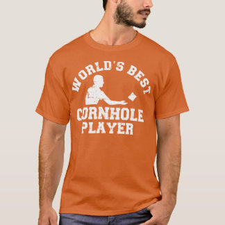 Weltet ihr bestes Cornhole Player T-Shirt