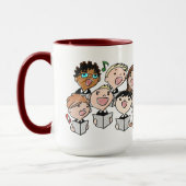 Weltet ihr Bestes Musiklehrer Singing Children's C Tasse (Links)