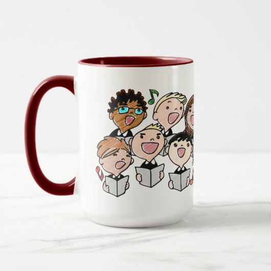 Weltet ihr Bestes Musiklehrer Singing Children's C Tasse (Links)
