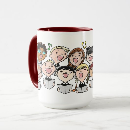 Weltet ihr Bestes Musiklehrer Singing Children's C Tasse (Vorderseite Links)