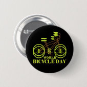 Weltfahrradtag Button (Vorne & Hinten)