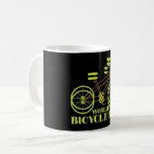 Weltfahrradtag Kaffeetasse (Vorderseite Links)
