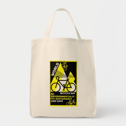 Weltfahrradtag Tragetasche (Vorne)