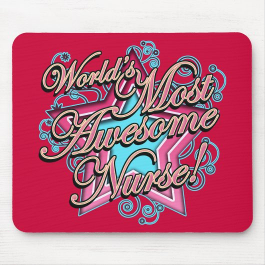 Weltfantastischste Krankenschwester Mousepad (Vorne)
