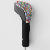 Weltflaggen aller Länder Golf Headcover (angewinkelt)