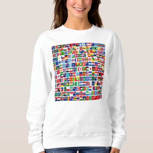 Weltflaggen aller Länder Sweatshirt (Vorderseite)