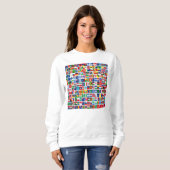 Weltflaggen aller Länder Sweatshirt (Vorne ganz)