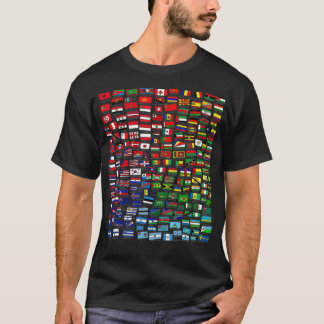 Weltflaggen - Coole Länderflagge Internationale T-Shirt