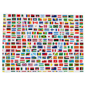 Weltflaggen Große Geschenktüte (Rückseite)