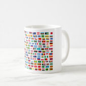 Weltflaggen Kaffeetasse (VorderseiteRechts)