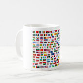 Weltflaggen Kaffeetasse (Vorderseite Links)