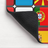 Weltflaggen Mousepad (Ecke)