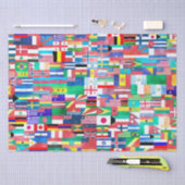 Weltflaggen Seidenpapier (Handwerk)