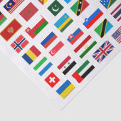 Weltflaggen Seidenpapier (Detail)